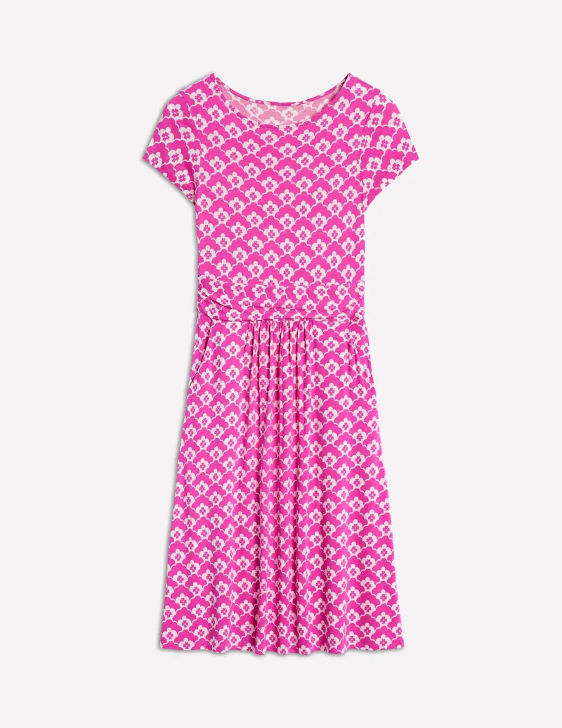 Kleider & Jumpsuits | Knielang | Boden Amelie Jerseykleid-Prickelndes Pink, Wolkenterrasse PrickelndesPink,Wolkenterrasse