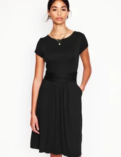 Kleider & Jumpsuits | Knielang | Boden Amelie Jerseykleid-Schwarz