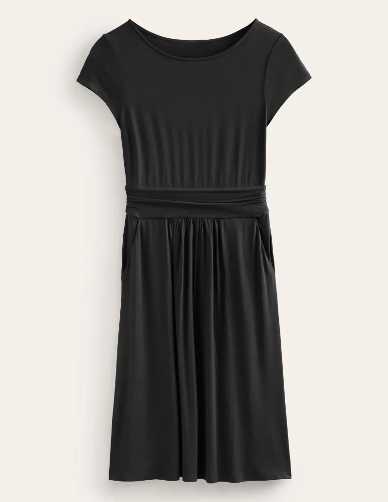 Kleider & Jumpsuits | Knielang | Boden Amelie Jerseykleid-Schwarz