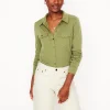 Hemden | T-shirts & Tops | Boden Amy Jersey-Hemd-Sanftes Olivgrün SanftesOlivgrün