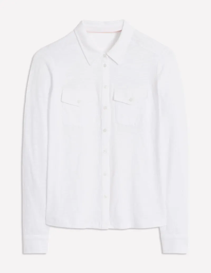 Hemden | T-shirts & Tops | Boden Amy Jersey-Hemd- Weiß