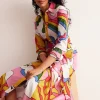 Kleider & Jumpsuits | Kleider In Petite | Boden Amy Midi-Hemdblusenkleid aus Baumwolle-Bunt, Sonnenschein Bunt,Sonnenschein