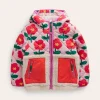 Mäntel & Jacken | Boden Annabelle Jacke mit Teddyfell-Mix-Vintage-Rosa Cutout Blume Vintage-RosaCutoutBlume