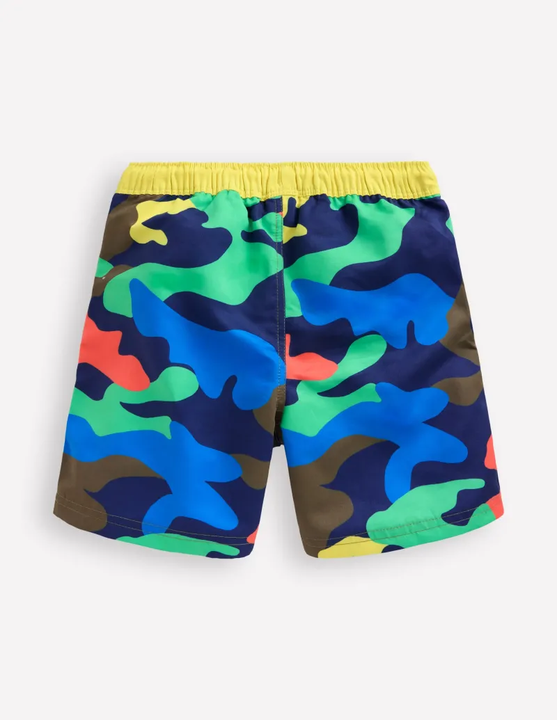 Bademode | Boden Badeshorts-Bunt, Regenbogenfarbenes Camouflagemuster Bunt,RegenbogenfarbenesCamouflagemuster