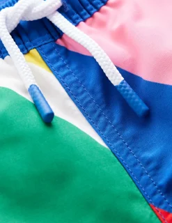 Bademode | Boden Badeshorts-Bunt Regenbogen Swirl-Motiv BuntRegenbogenSwirl-Motiv