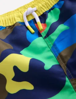 Bademode | Boden Badeshorts-Bunt, Regenbogenfarbenes Camouflagemuster Bunt,RegenbogenfarbenesCamouflagemuster
