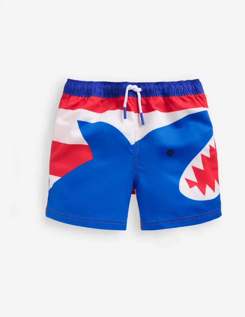 Bademode | Boden Badeshorts-Mohnblumenrot Hai MohnblumenrotHai