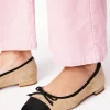Flache Schuhe | Boden Ballerinas mit Zehenkappe-Macchiato Wildleder MacchiatoWildleder