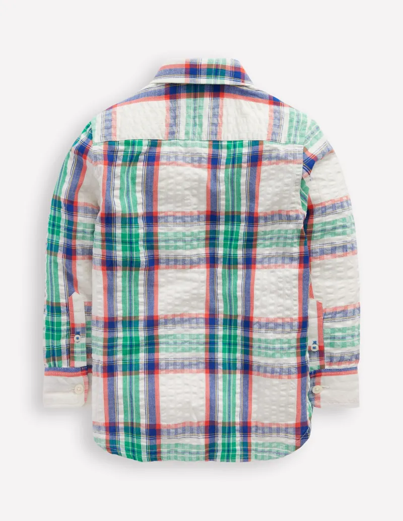 Hemden | Oberteile & T-shirts | Boden Baumwollhemd-Leuchtendes Blau Karomuster LeuchtendesBlauKaromuster
