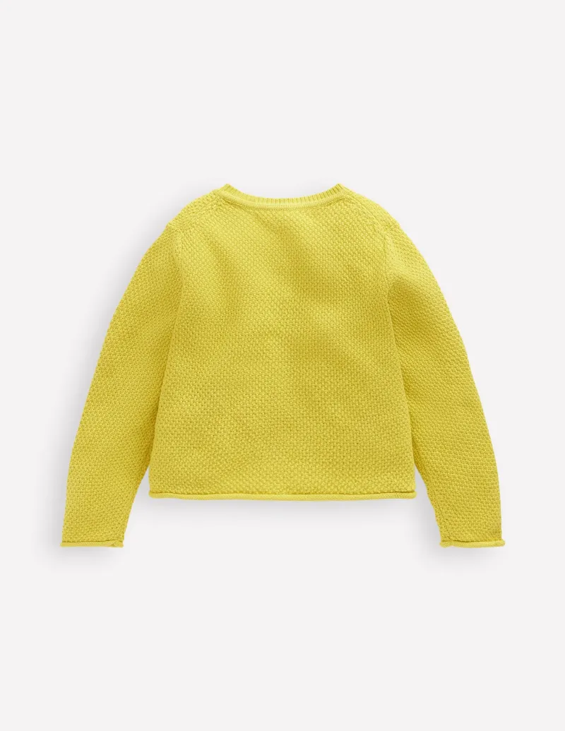 Pullover & Strickjacken | Boden Baumwoll-Strickjacke für den Alltag- Zitronengelb