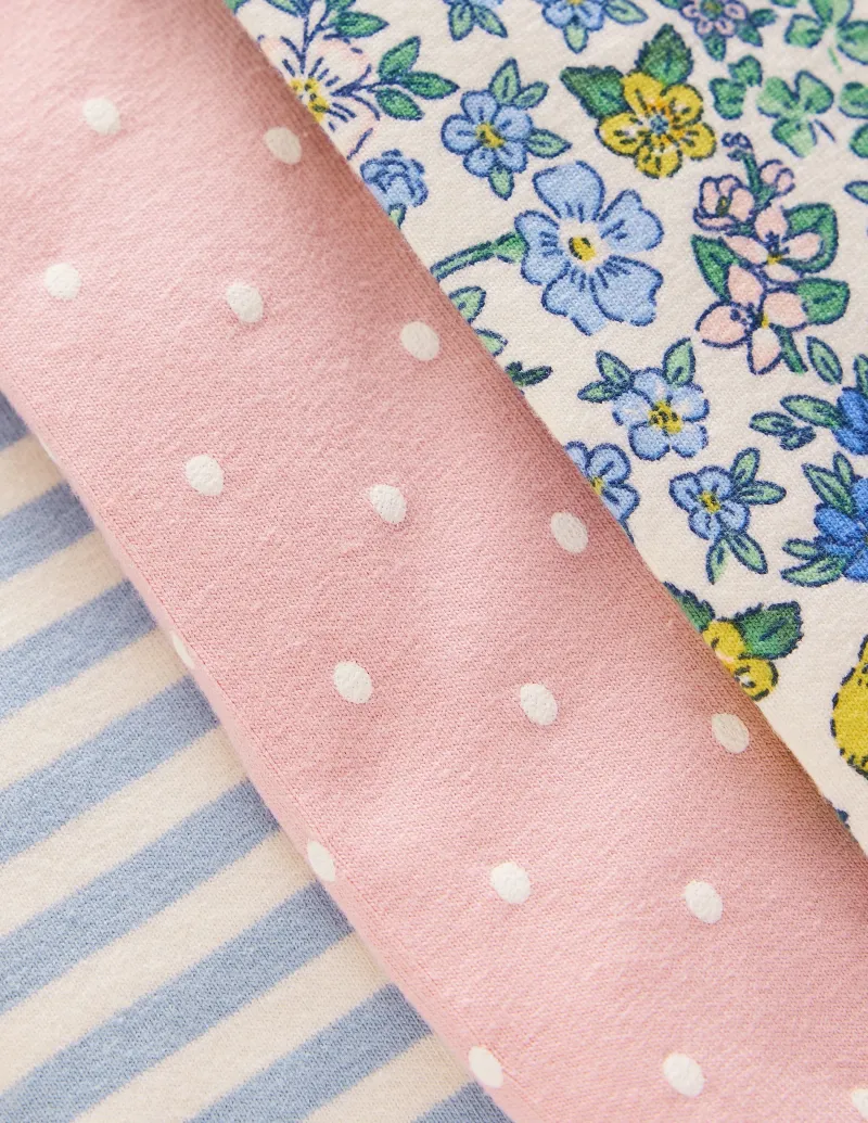 Hosen & Leggings | Boden Bedruckte Leggings im 3er-Pack-Bunt Küken Blumenmuster BuntKükenBlumenmuster