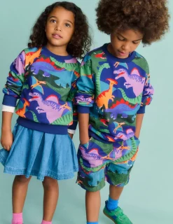 Shorts | Boden Bedruckte Shorts mit bequemer Passform-Bunt Dinosaurier Tarnmuster BuntDinosaurierTarnmuster