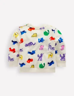 Oberteile & T-shirts | Boden Bedrucktes Sweatshirt-Bunt Regenbogen Tiere BuntRegenbogenTiere