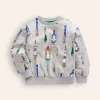 Sweatshirts & Fleeces | Oberteile & T-shirts | Boden Bedrucktes Sweatshirt-Grau Meliert Raketen GrauMeliertRaketen