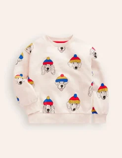 Sweatshirts & Fleeces | Oberteile & T-shirts | Boden Bedrucktes Sweatshirt-Haferbeige Coole Hunde HaferbeigeCooleHunde
