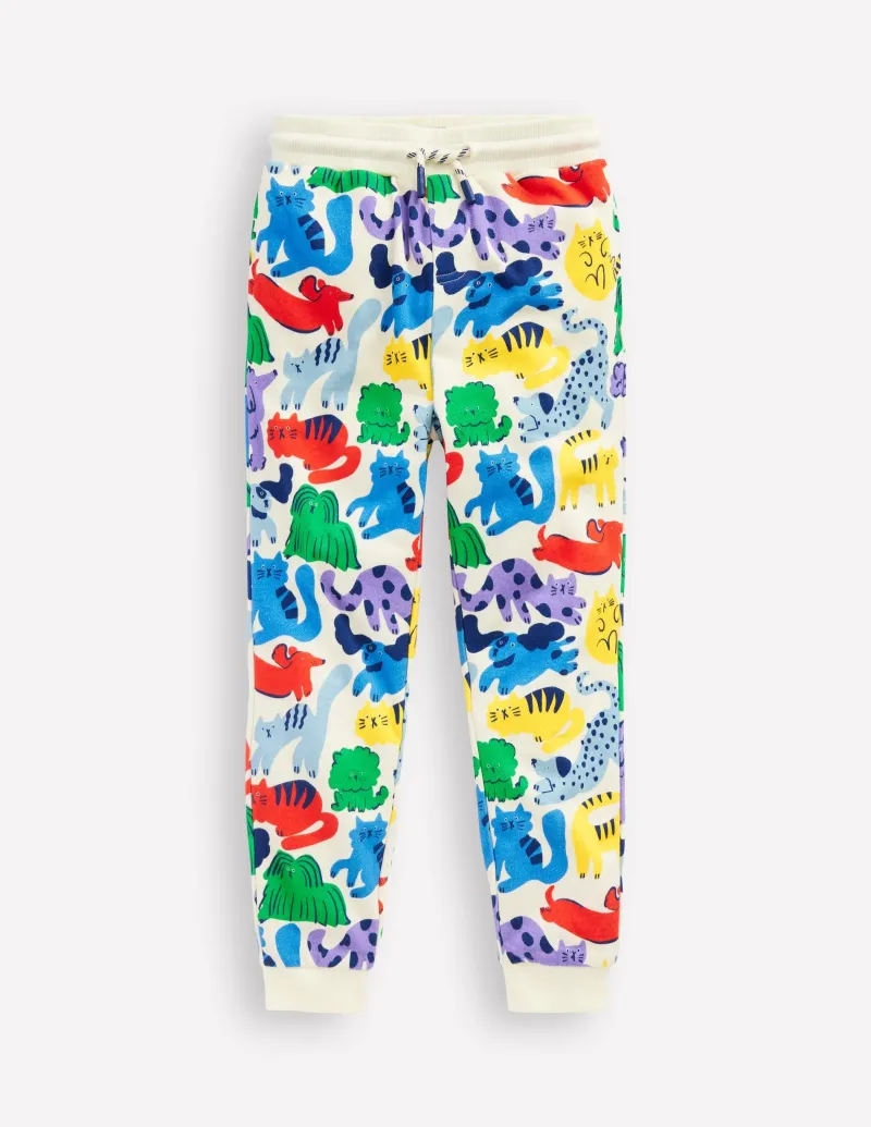 Jogginghosen | Boden Bequeme Jogginghose mit Druck-Regenbogen Haustiere RegenbogenHaustiere