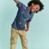 Oberteile & T-shirts | Boden Besticktes Flammgarn-Polohemd-Bunt, Dinosaurier Bunt,Dinosaurier