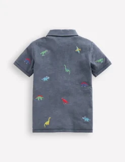 Oberteile & T-shirts | Boden Besticktes Flammgarn-Polohemd-Bunt, Dinosaurier Bunt,Dinosaurier