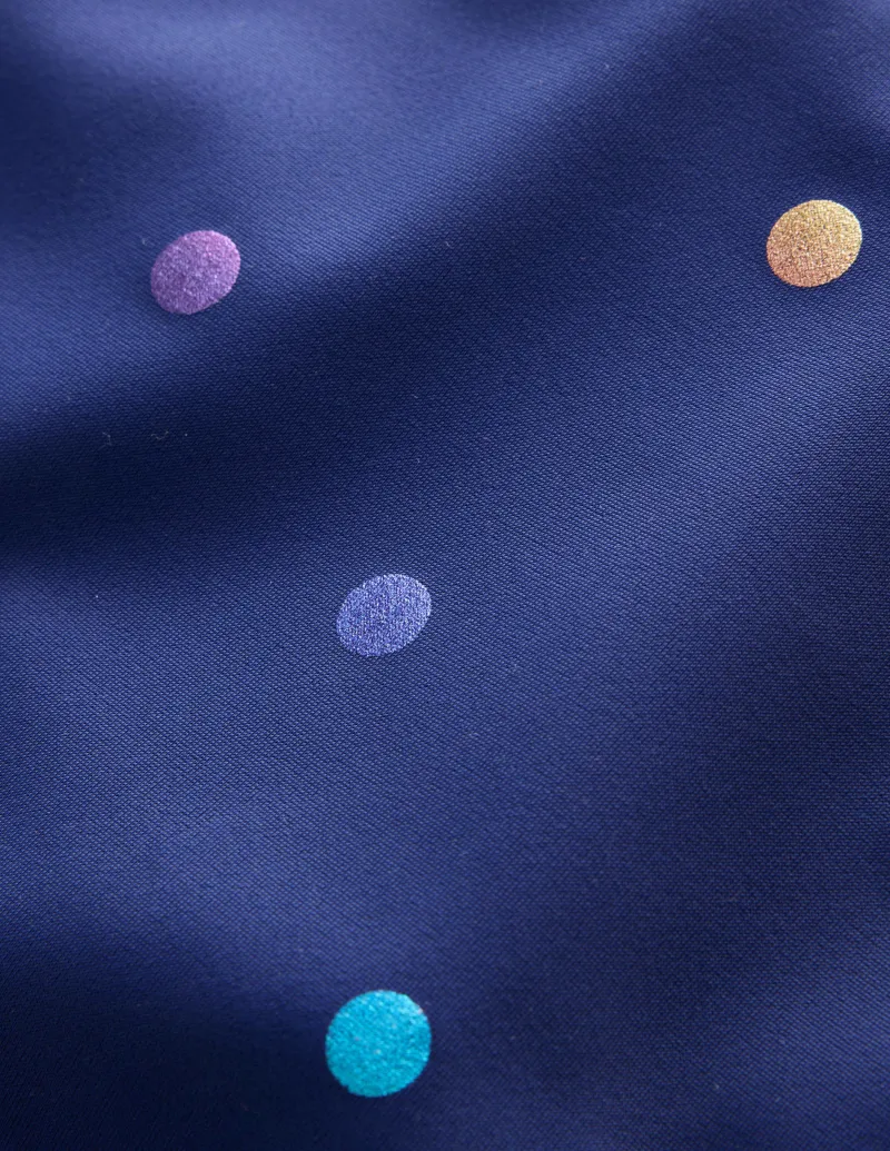 Bademode | Boden Bikinihose mit hohem Bund-Harmonisches Blau, Goldtupfen HarmonischesBlau,Goldtupfen