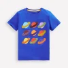 Oberteile & T-shirts | Boden Bouclé-T-Shirt-Eisvogel Blau Weltall EisvogelBlauWeltall