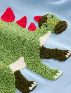 Oberteile & T-shirts | Boden Bouclé-T-Shirt-Gletscherblau Dino GletscherblauDino