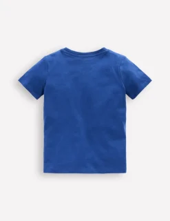 Oberteile & T-shirts | Boden Bouclé-T-Shirt-Segelblau, Hunde Segelblau,Hunde