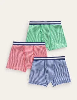 Socken & Unterwäsche | Boden Boxershorts im 3er-Pack-Bunt Feine Streifen BuntFeineStreifen