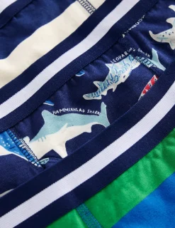 Socken & Unterwäsche | Boden Boxershorts im 3er-Pack-Hai Streifen HaiStreifen