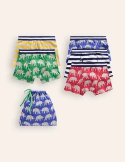 Socken & Unterwäsche | Boden Boxershorts im 5er-Pack- Streifen/Sterne