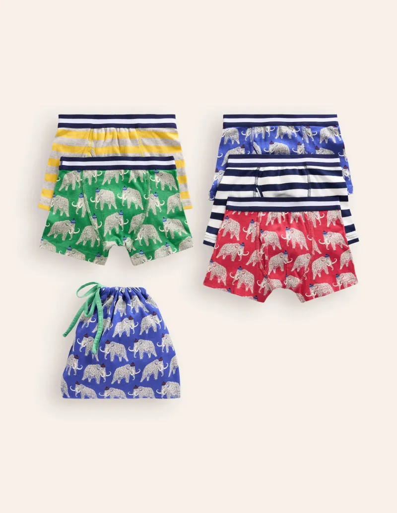 Socken & Unterwäsche | Boden Boxershorts im 5er-Pack- Streifen/Sterne