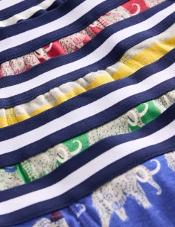 Socken & Unterwäsche | Boden Boxershorts im 5er-Pack- Streifen/Sterne