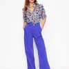 Hosen | Boden Brompton Hose mit weitem Bein-Leuchtendes Blau LeuchtendesBlau