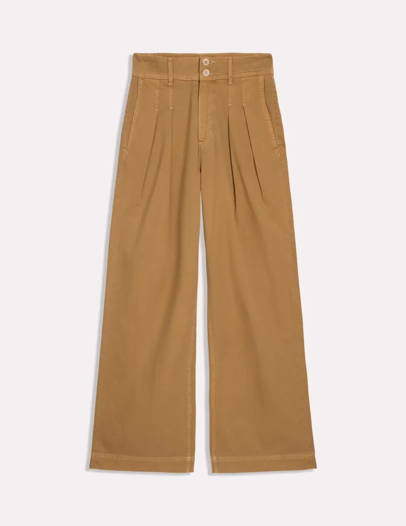 Hosen | Boden Brompton Hose mit weitem Bein- Kamelbraun