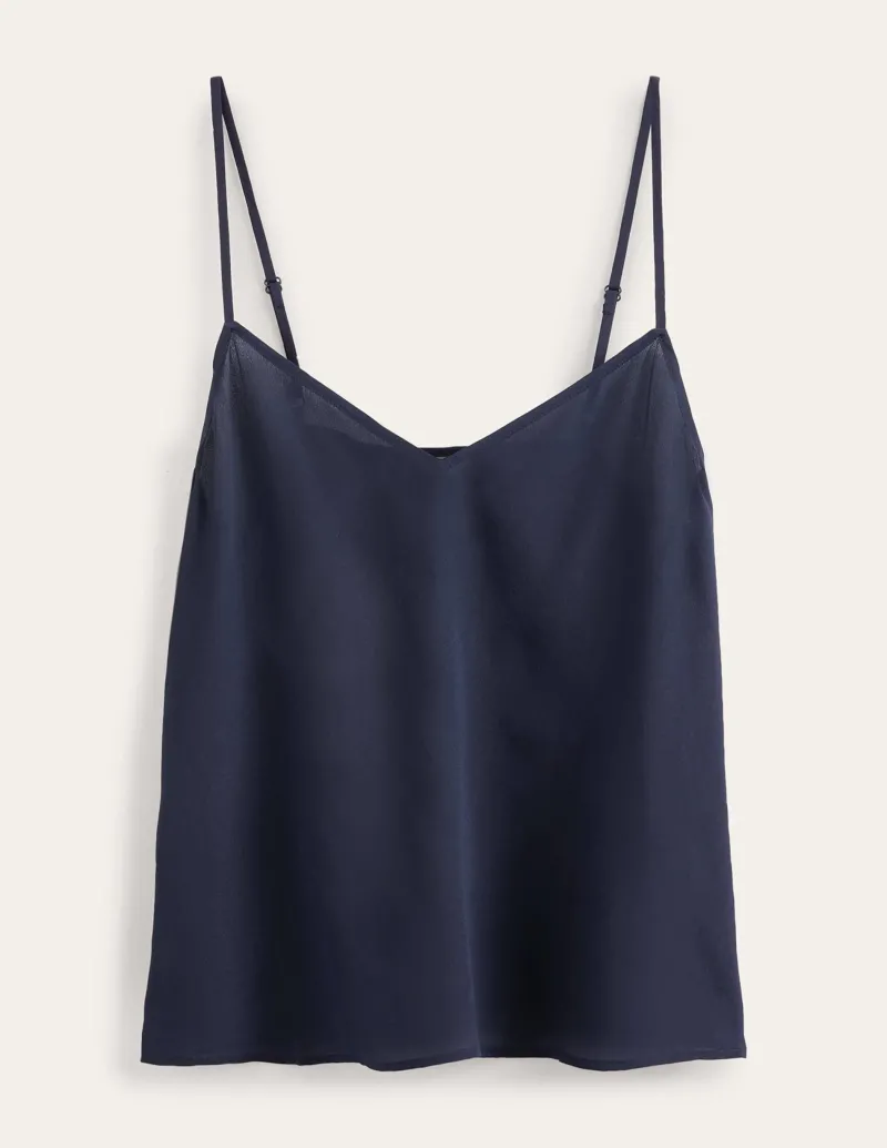 Oberteile | Boden Camisole-Oberteil aus Seide-Aqua Marine Marl AquaMarineMarl