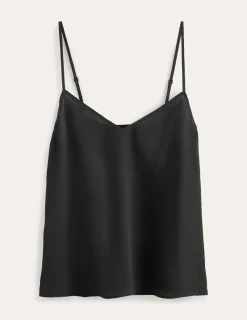 Oberteile | Boden Camisole-Oberteil aus Seide- Schwarz