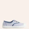Schuhe, Turnschuhe & Sandalen | Boden Canvas-Schuhe zum Hineinschlüpfen-Blau Drell Streifen BlauDrellStreifen