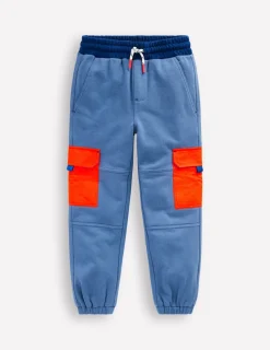 Jogginghosen | Boden Cargo-Jogginghose aus reißfestem Material- Roboterblau