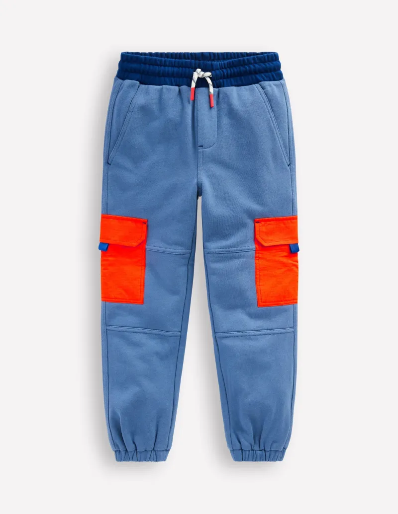 Jogginghosen | Boden Cargo-Jogginghose aus reißfestem Material- Roboterblau