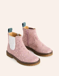 Schuhe, Turnschuhe & Sandalen | Boden Chelsea-Stiefel aus Leder-Kosmos-Rosa Sterne Kosmos-RosaSterne