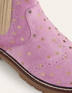 Schuhe, Turnschuhe & Sandalen | Boden Chelsea-Stiefel aus Leder-Kosmos-Rosa Sterne Kosmos-RosaSterne