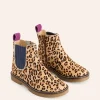 Schuhe, Turnschuhe & Sandalen | Boden Chelsea-Stiefel aus Leder-Mohair, Leopardenmuster Mohair,Leopardenmuster
