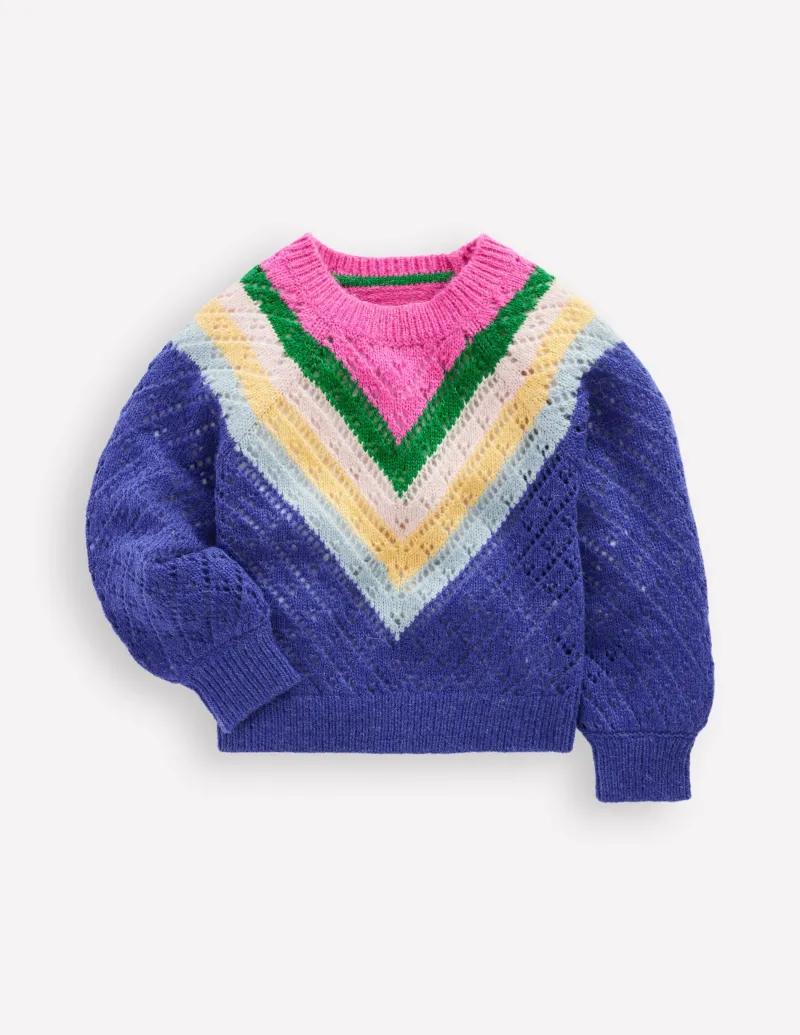 Pullover & Strickjacken | Boden Chevron-Pullover-Blau/Rosa Chevron Blau/RosaChevron