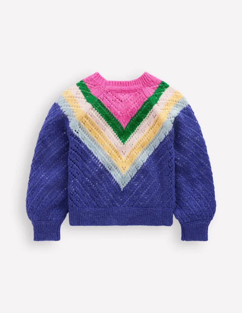Pullover & Strickjacken | Boden Chevron-Pullover-Blau/Rosa Chevron Blau/RosaChevron