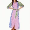 Kleider & Jumpsuits | Kleider In Petite | Boden Clara Hemdblusenkleid aus Baumwolle-Rosarot, Rot Streifen Rosarot,RotStreifen