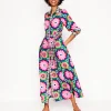 Kleider & Jumpsuits | Kleider In Petite | Boden Clara Hemdblusenkleid aus Baumwolle-Bunt, Geblümte Kachel Bunt,GeblümteKachel