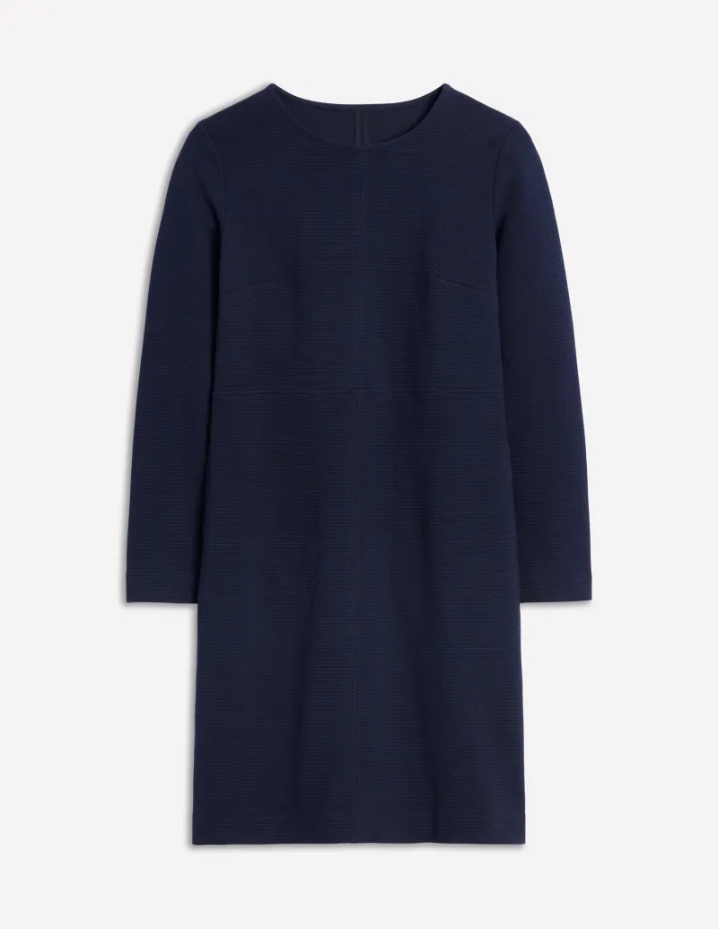 Kleider & Jumpsuits | Kleider In Petite | Boden Cornelia Ottoman-Kleid- Marineblau