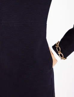Kleider & Jumpsuits | Kleider In Petite | Boden Cornelia Ottoman-Kleid- Schwarz