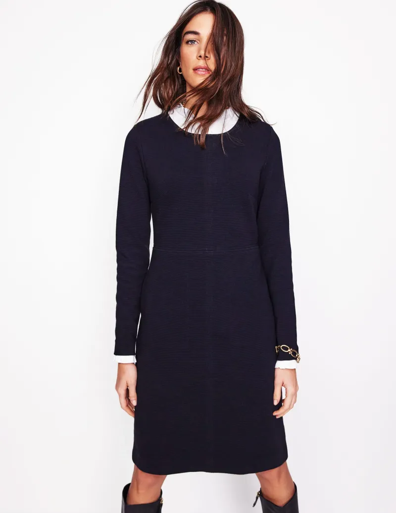 Kleider & Jumpsuits | Kleider In Petite | Boden Cornelia Ottoman-Kleid- Schwarz