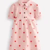 Kleider | Boden Denim-Hemdblusenkleid-Vanille/Kaugummi Herzen Vanille/KaugummiHerzen