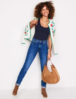 Oberteile | T-shirts & Tops | Boden Doppellagiges Top mit tiefem U-Ausschnitt- Marineblau